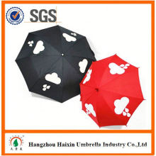 OEM/ODM Factory Supply Custom Printing 3 fold purple promotion umbrella